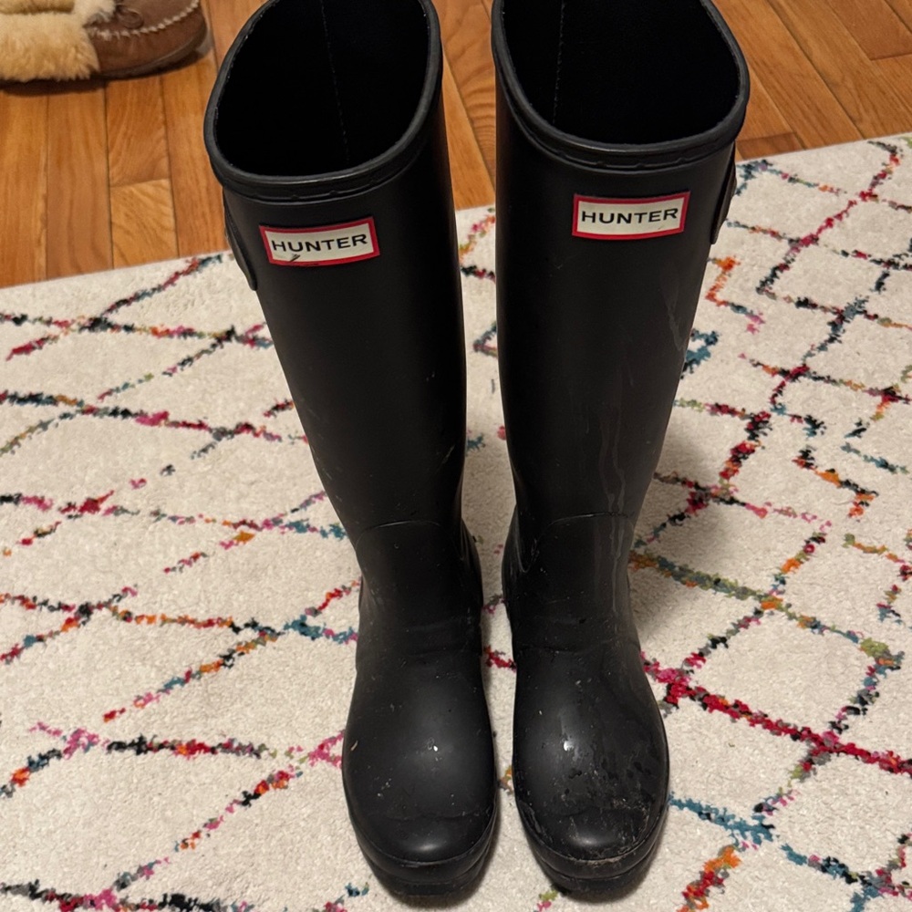 Hunter Classic Black Tall Boots